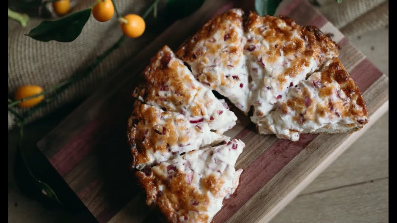 BEST bread you’ll ever make, Crack Bread ( aka baked onion bread ) 