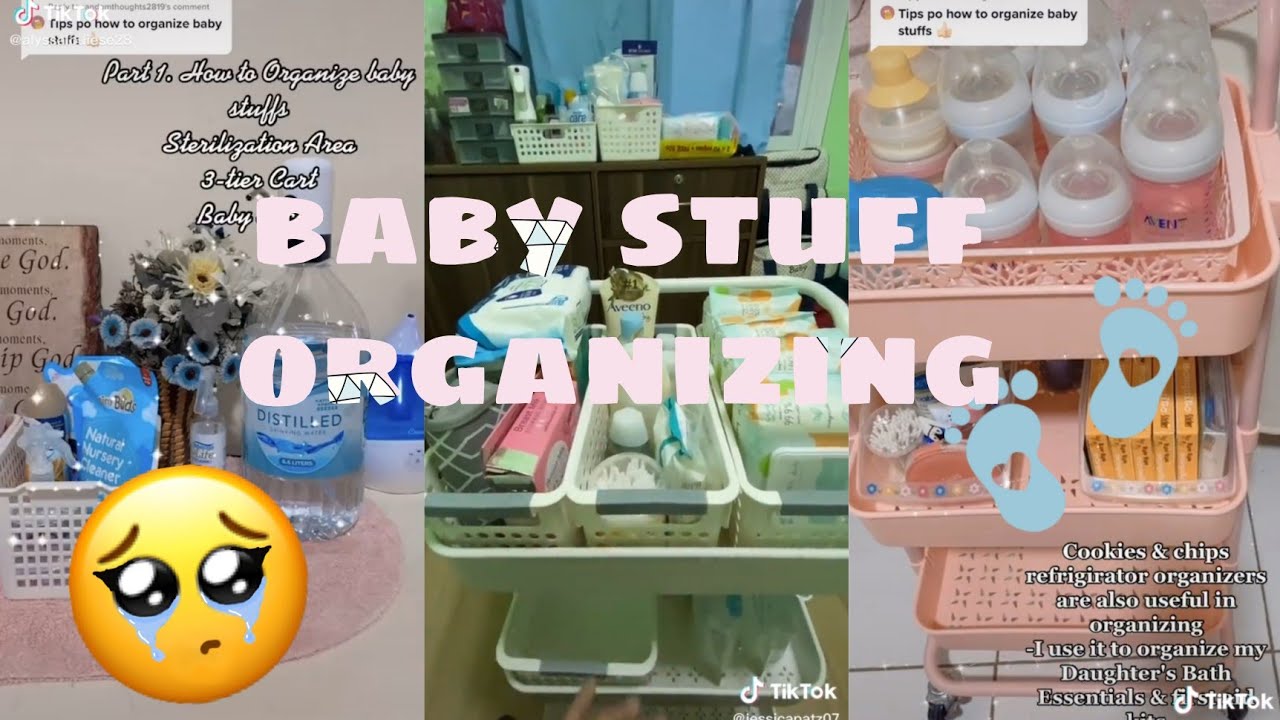 Baby stuff organizing & restocking #satisfying #organizing #baby #restocking