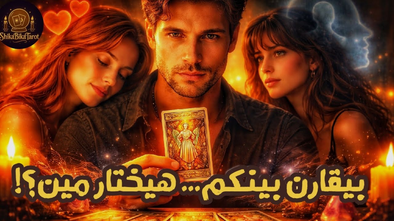 الشخص ده بيقارنك ليه 😳⁉️ قلبه بيختار مين 🤔 💓 الطرف التالت علاقته بيه شكلها ايه 😱 🔥 