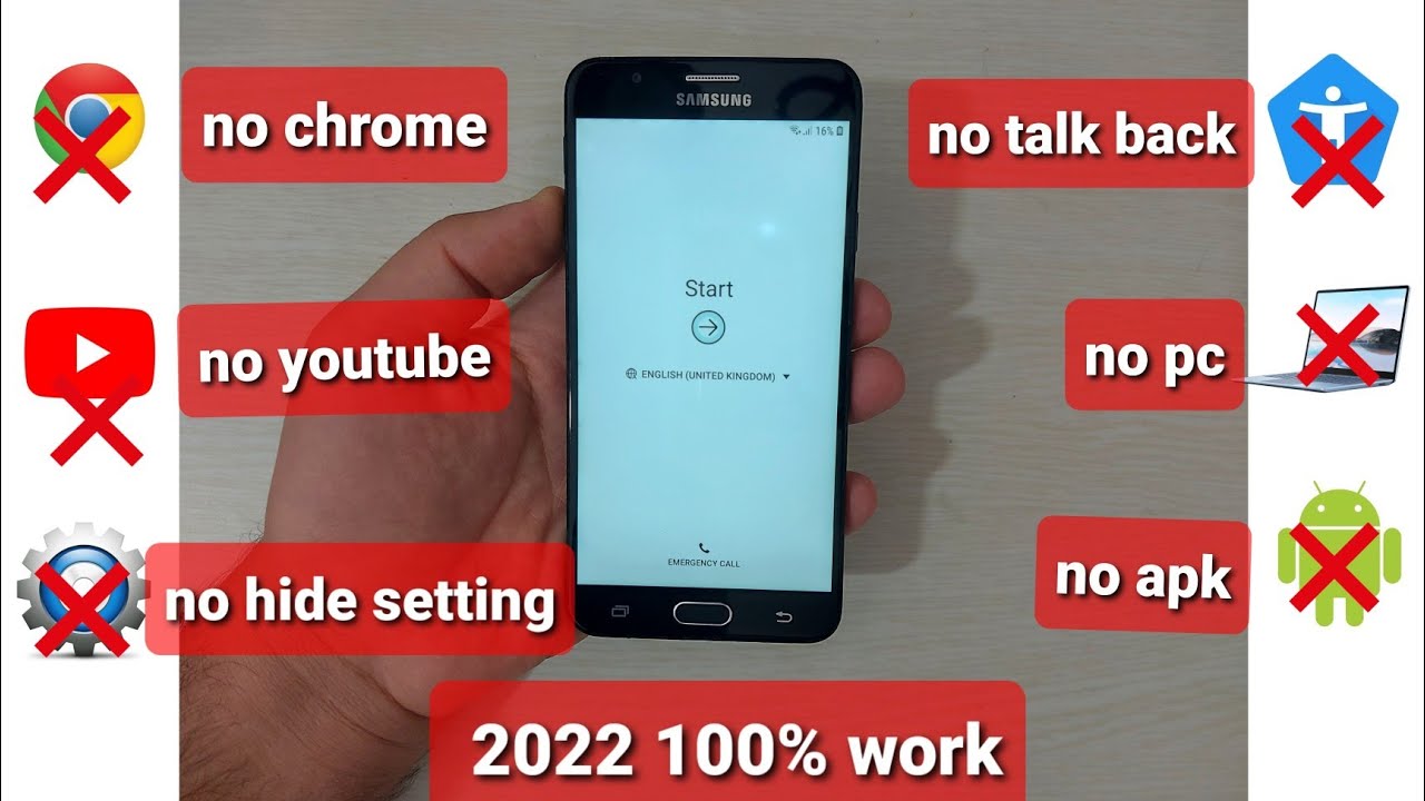 samsung galaxy j7 prime (g610f) frp bypass in 2022 (new method) 100% work💪 google account remove