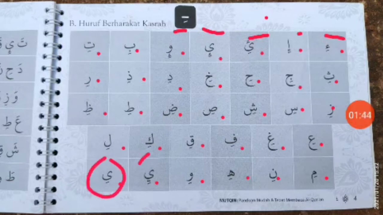 Buku Mutqin - Bab 1 : Latihan Membaca Huruf