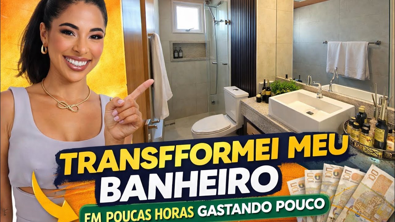 Transformando um banheiro gastando pouco