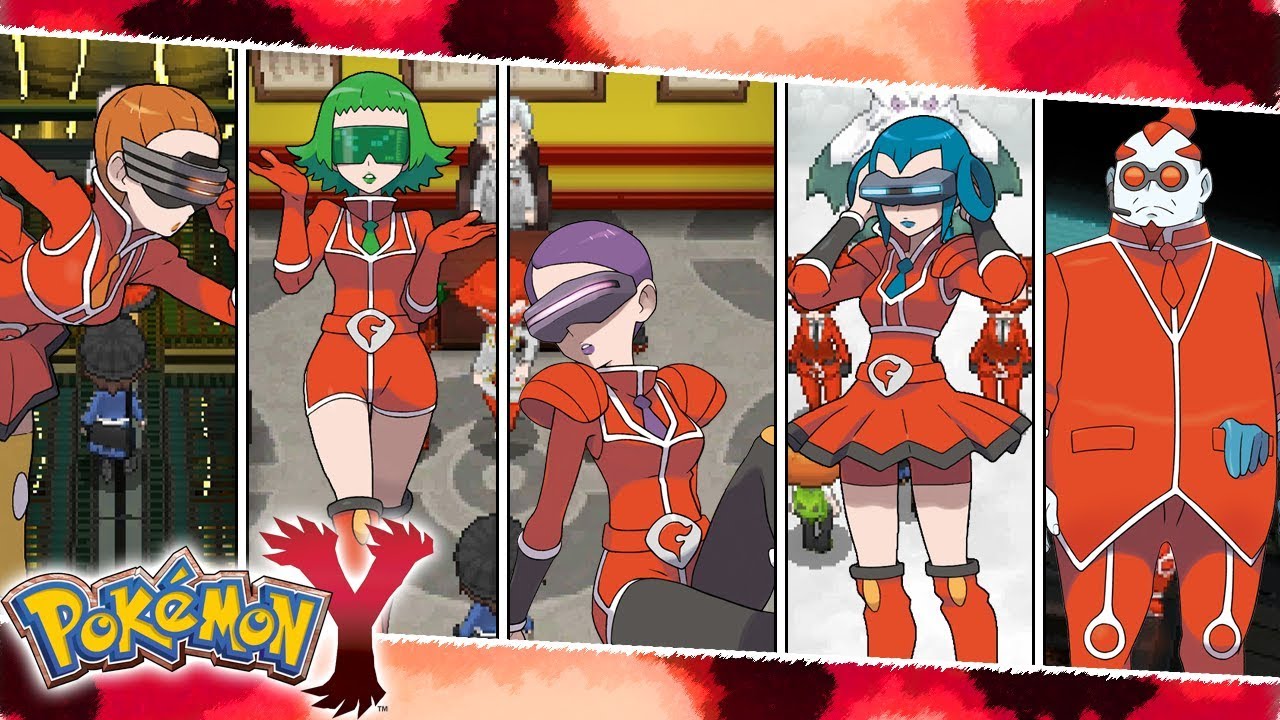 All Team Flare Scientist Battles | Pokemon X/Y