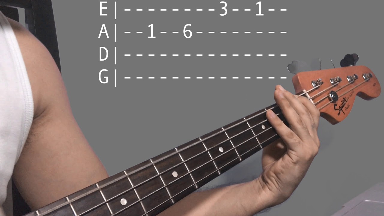 Gracia Sublime Es Cover Bajo (Bass) Tutorial Julio Melgar