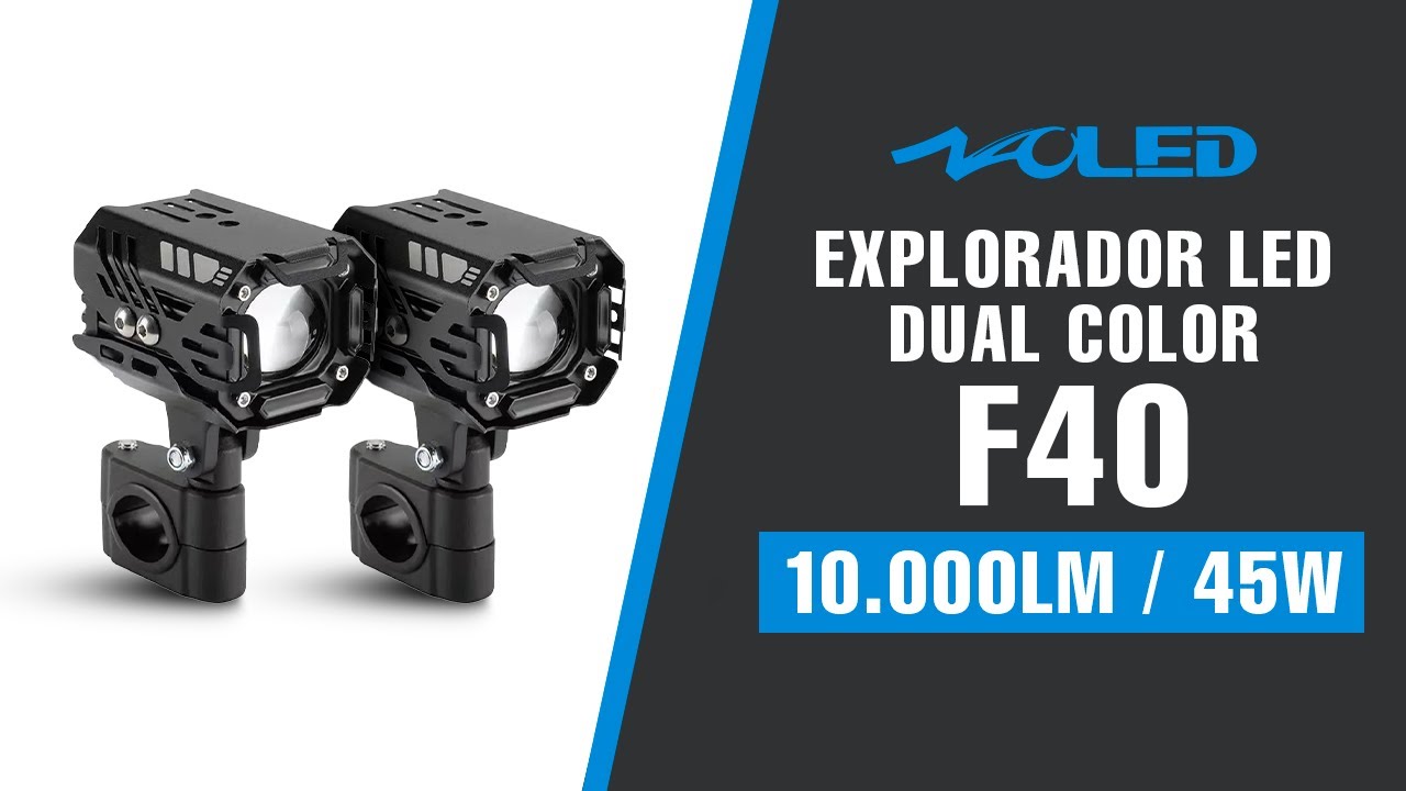 ⚡ Explorador LED Dual Color F40 10.000LM / 45W ⚡