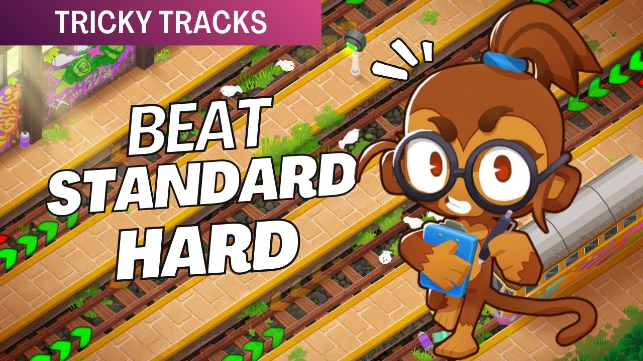 How to Beat Standard (Hard) on Tricky Tracks - BTD6 Strategy