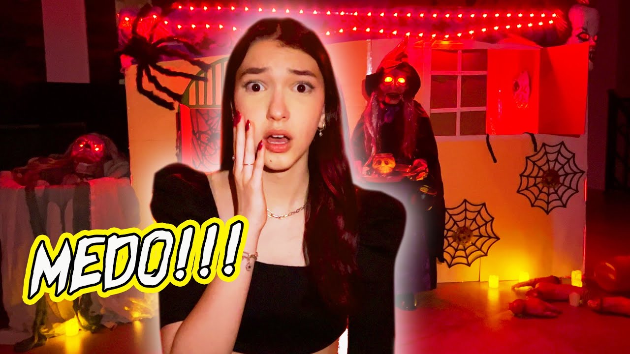 PASSAMOS A NOITE em UMA CABANA de HALLOWEEN | Luluca