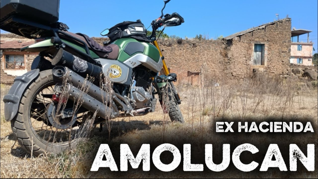 Moto visita a la Ex Hacienda AMOLUCAN