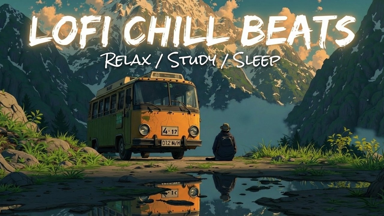 Lofi чилл бит ~ Дорожное путешествие в горах | Музыка для учебы