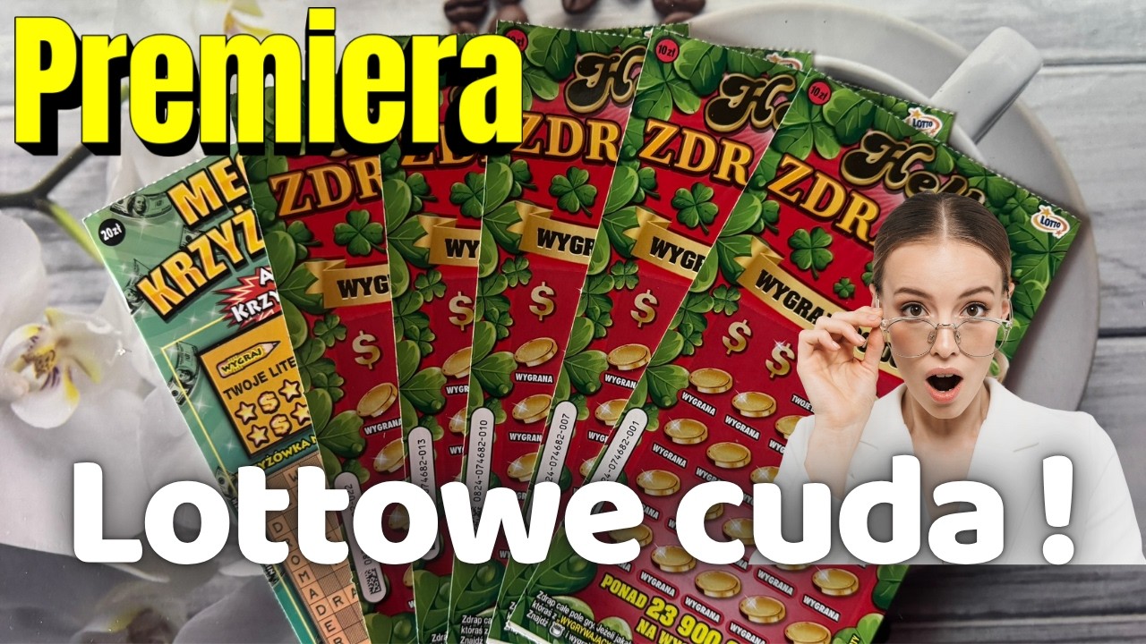 Zdrapki Lotto👉PREMIERA🤩🍀HAPPY ZDRAPKA🍀🤩LOTTOWE CUDA🤑SZOK😮 #happyzdrapka