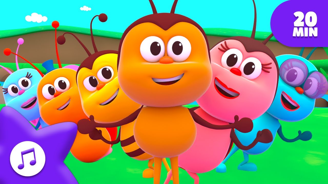 Come ti chiami? 🐝 La Canzone del Nome |  Compilazione di Piccoli Insetti | Canzoni per Bambini