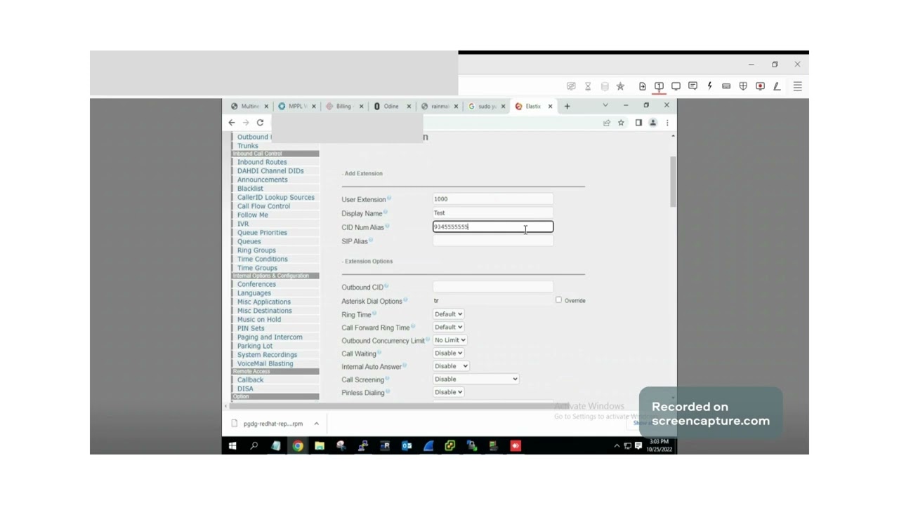 How to Create Extension in Elastix Asterisk