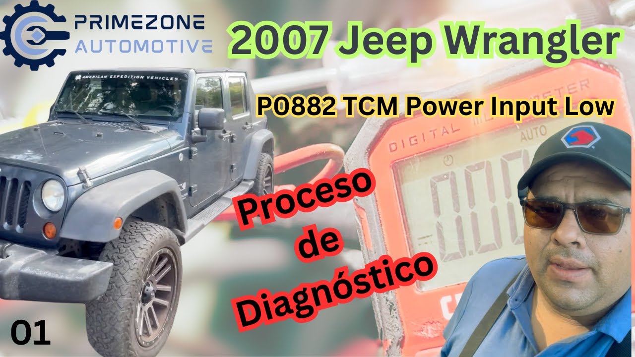 #01 Primezone | 2007 Jeep Wrangler | P0882 TCM Power Input Low