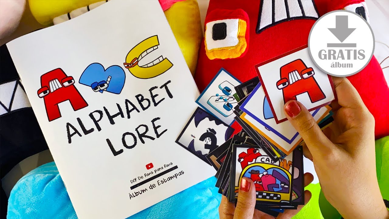Hice un Álbum de ALPHABET LORE 🆎 Descarga GRATIS no venta 