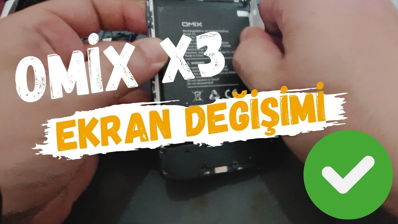 Omix X3 Ekran Değişimi/Omix X3 Screen Replacement