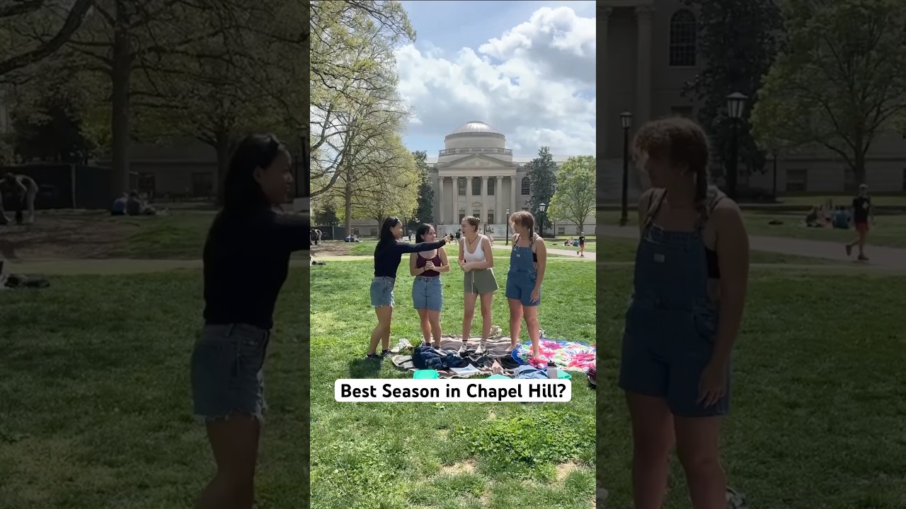 Every season is the best season at #UNC ✨ #UNCChapelHill #ChapelHill