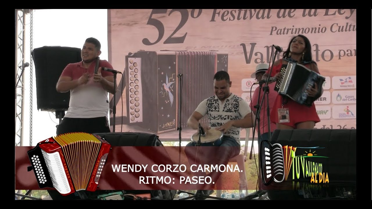 WENDY CORZO FINALISTA FESTIVAL VALLENATO 2019 PASEO TVD