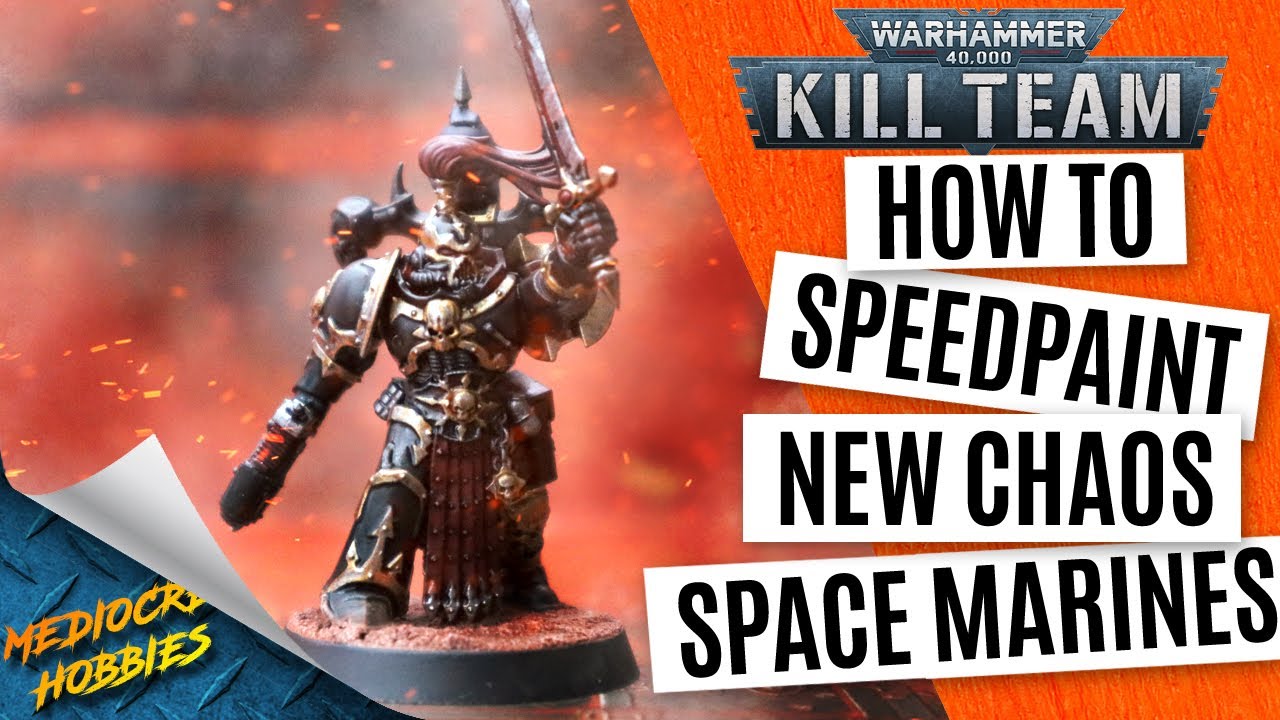 How to Speed Paint Black Legion Chaos Space Marine Legionary! Kill Team: Nachmund Playlist Part 2