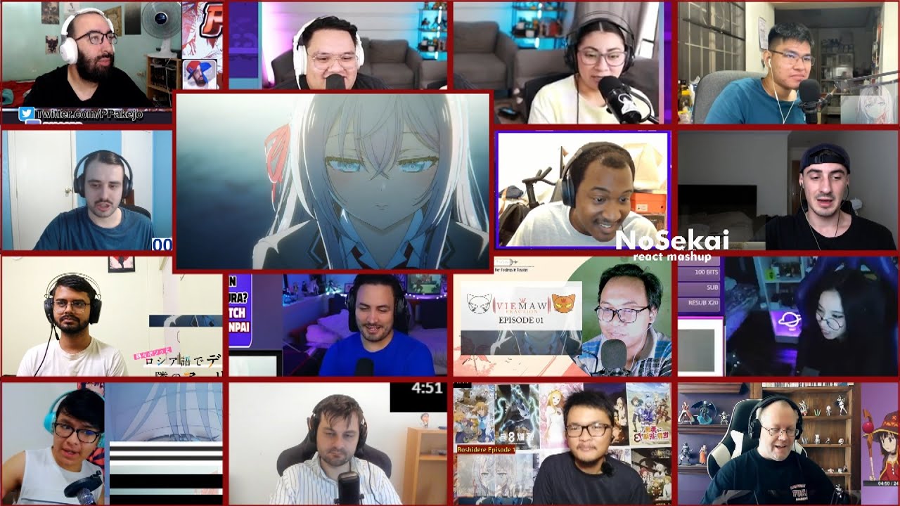 Alya Sometimes Hides Her Feelings in Russian OP「1-Ban Kagayaku Hoshi」- react mashup 時々ボソッとロシア語でデレる隣の