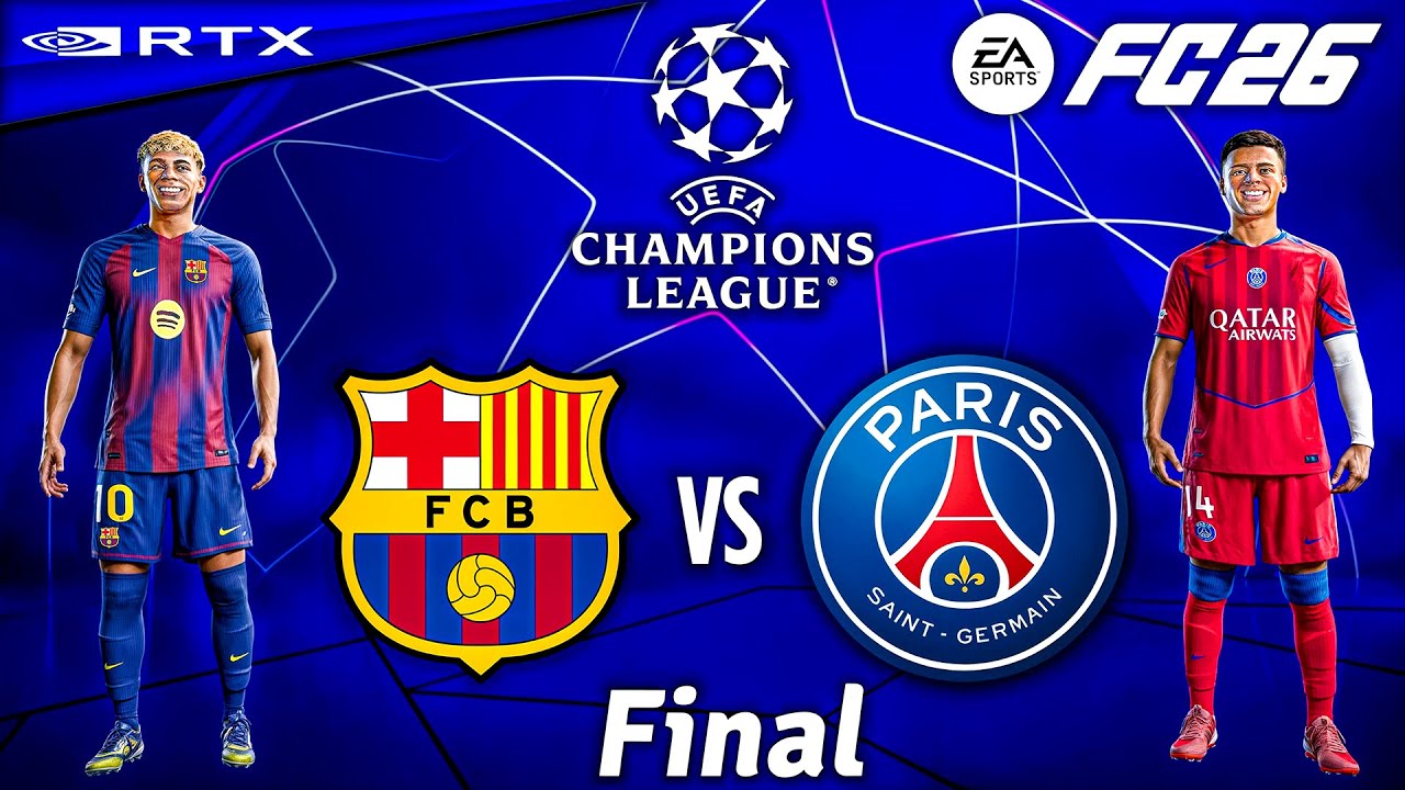 FC 26 - Barcelona vs. PSG Ft. Yamal, Dembele, | UEFA Champions League Final 2026 | [4K60]
