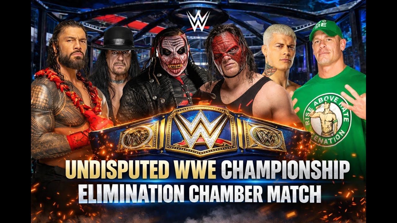 WWE 2K25 Elimination Chamber  | Undisputed WWE Championship Match