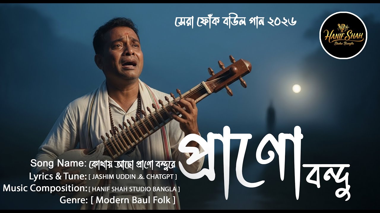 কোথায় আছো প্রানো বন্ধু | Bangla Baul Folk Song | #aimusic 2026 | #hanifshahstudiobangla