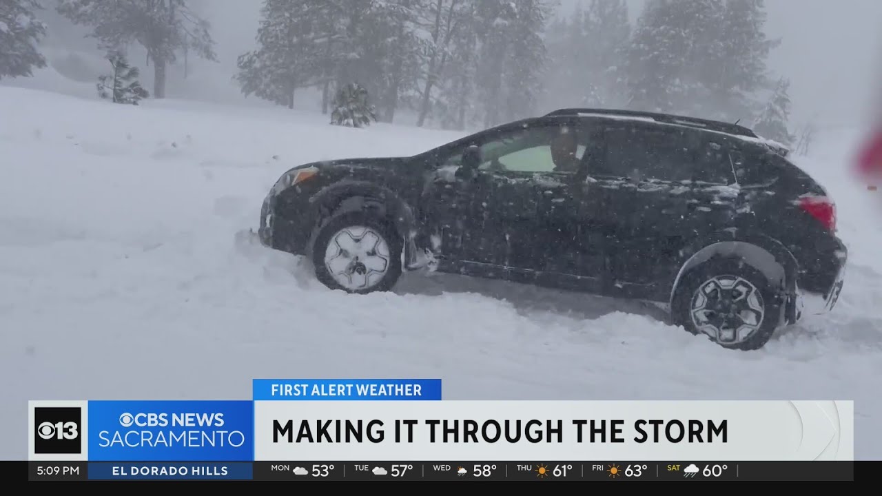 South Lake Tahoe gets slammed with snow for 4th straight day