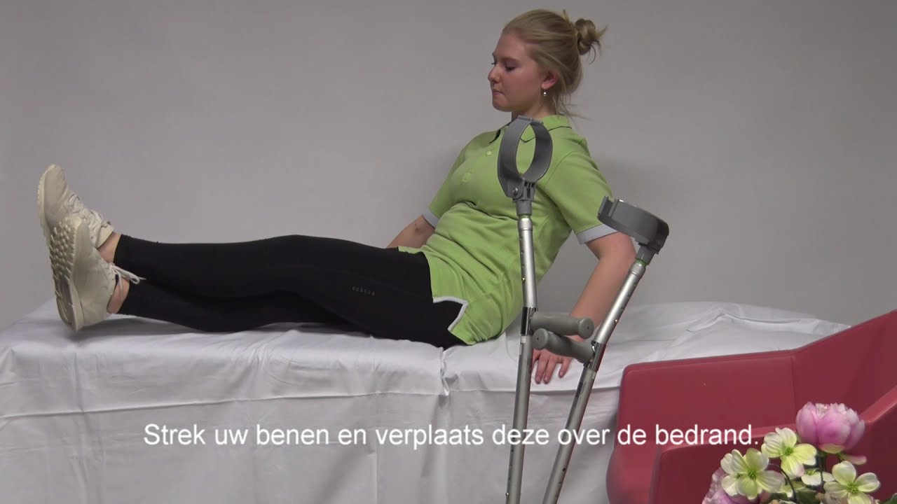 Uit bed opstaan na een heupoperatie - Ziekenhuis Gelderse Vallei