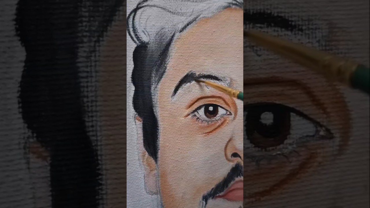 commission work #dmnow #viralshort #shortvideo #youtube #videos #oilpainting #order #custom #art