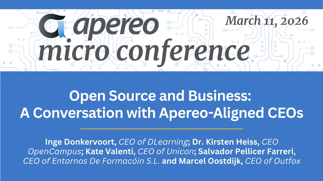 Open Source and Business: A Conversation with Apereo-Aligned CEOs