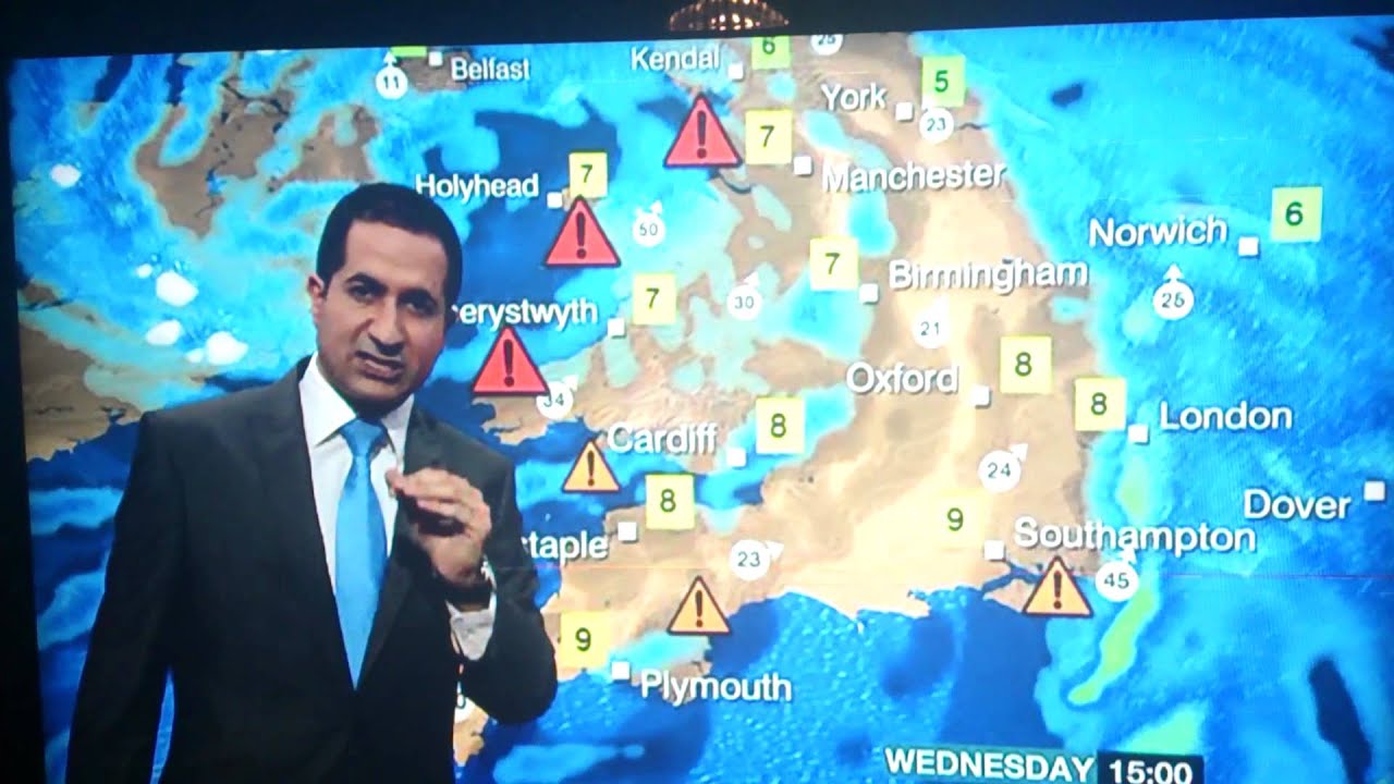 Red weather warning in uk