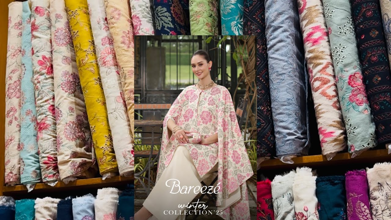 New Original Bareeze Winter Collection Outlet Visit|| Tropical Karandi,Printed Khaddar,Linen,Shawls!