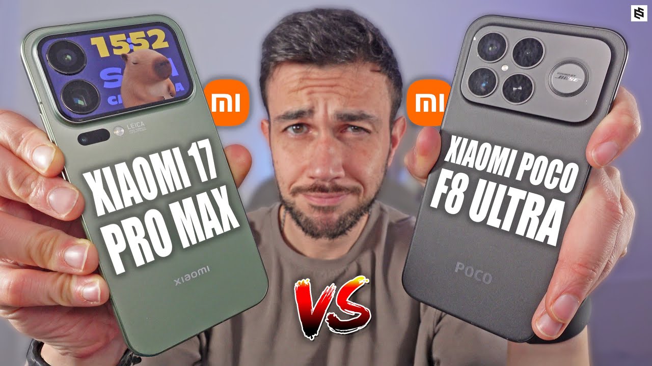 NO ESPERABA ESTO!🤯XIAOMI 17 PRO MAX vs POCO F8 ULTRA