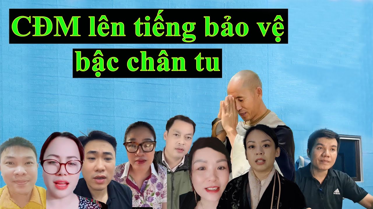 Các anh chị thiện tri thức bênh vực bảo vệ thầy Minh Tuệ