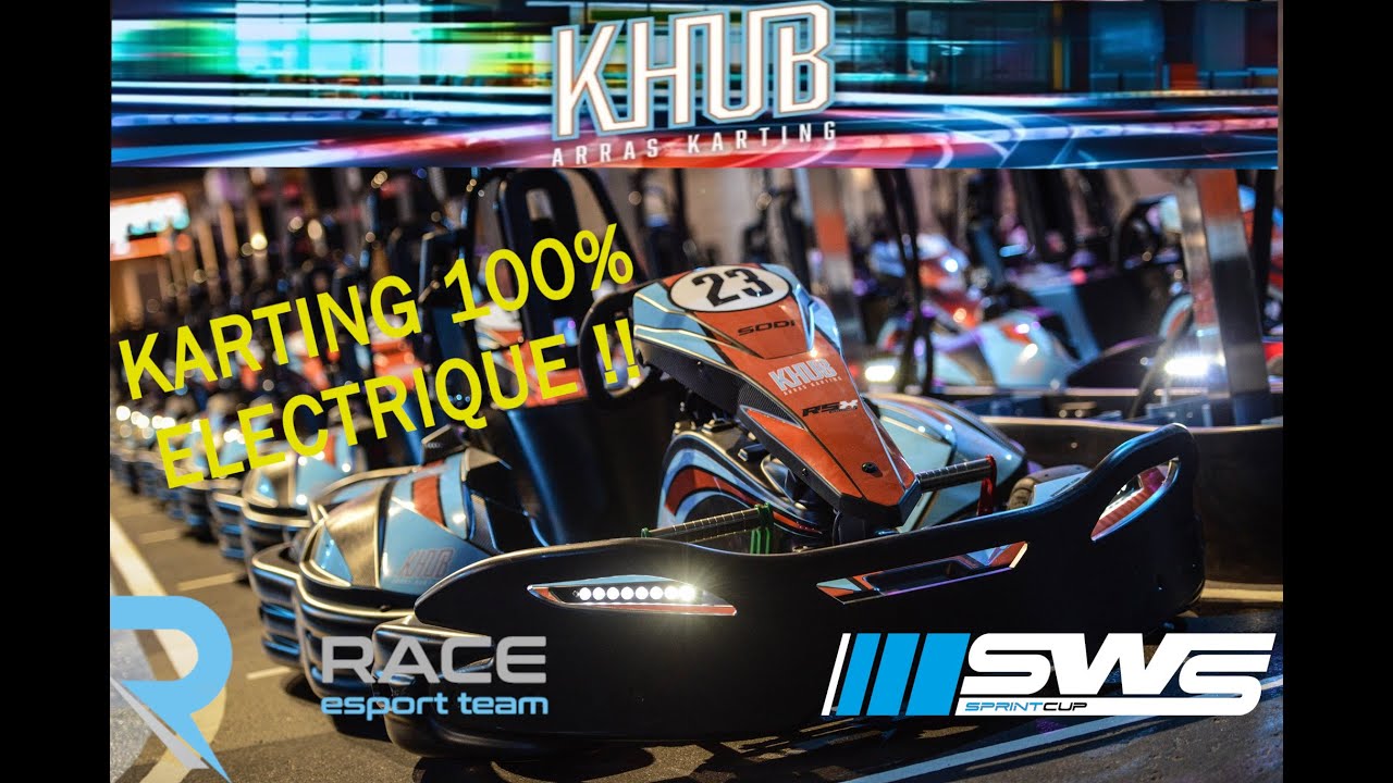 Découverte KHUB Arras Karting 100% Electrique - Onboard