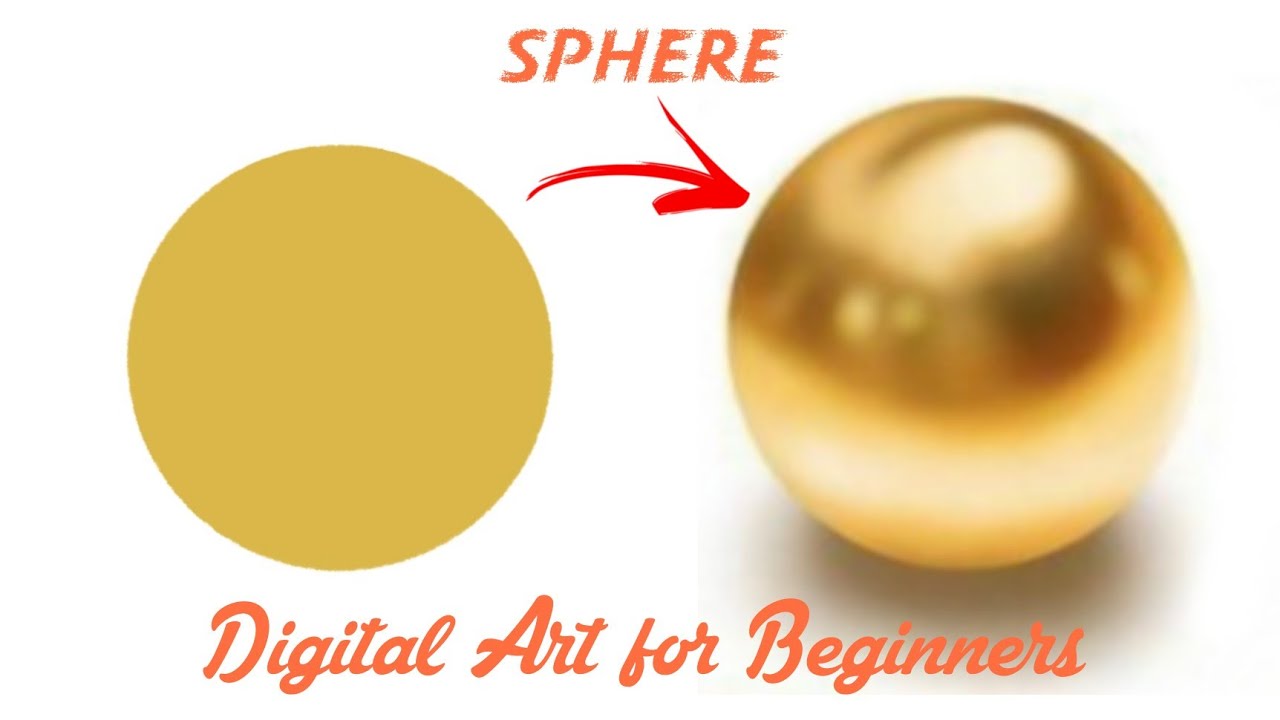 Digital Art for Beginners | Ibispaintx Tutorial | Sphere Drawing in Ibispaintx
