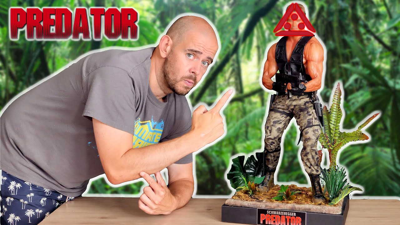 Si il Saigne , On Peut Le TUER ! Statue 1/3 de Alan Dutch Par Edinho Maga - PREDATOR