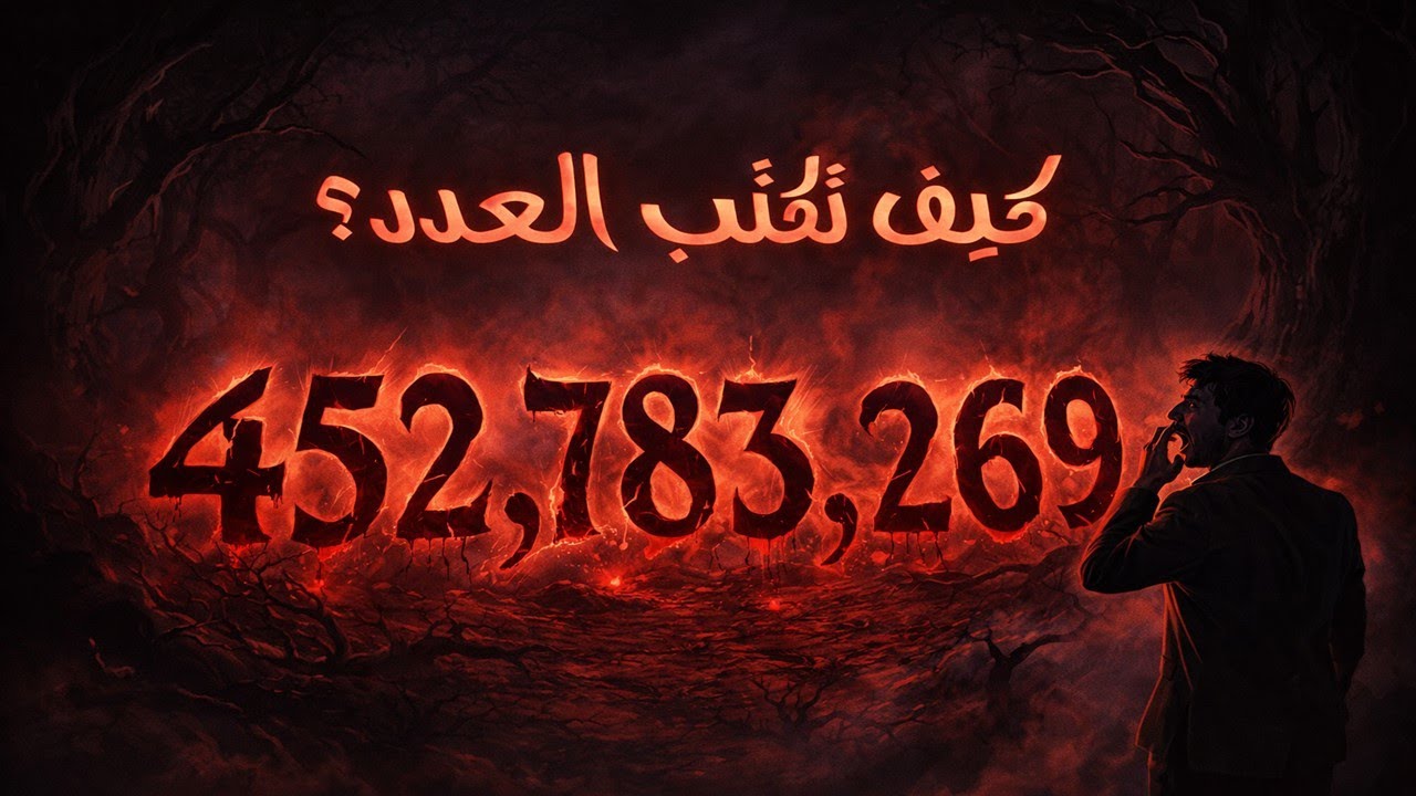 أسهل طريقة لتعلم كتابة وقراءة الأعداد المليونية والمليارات.