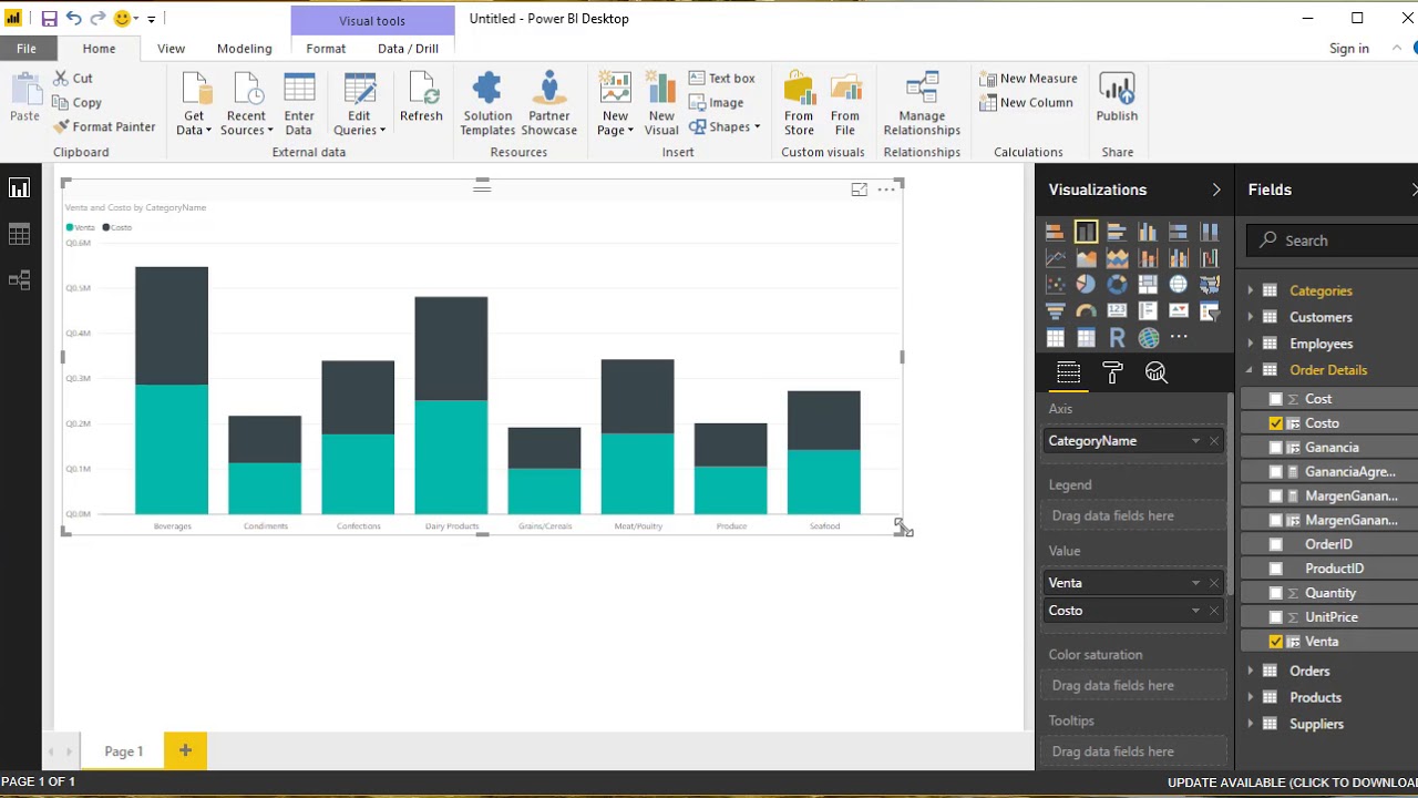 Calculos con Dax en Power BI Desktop