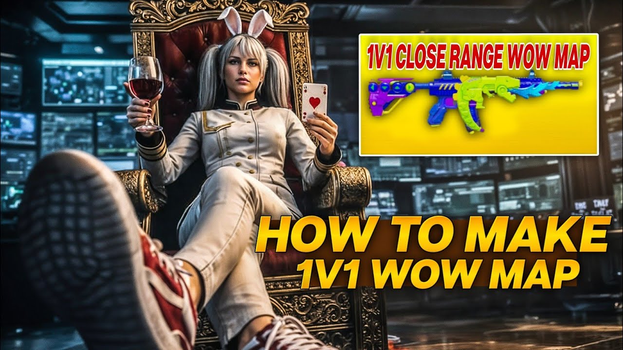 PUBG WOW MAP KAISE BANAEN 1V1 | WOW MAP TUTORIAL