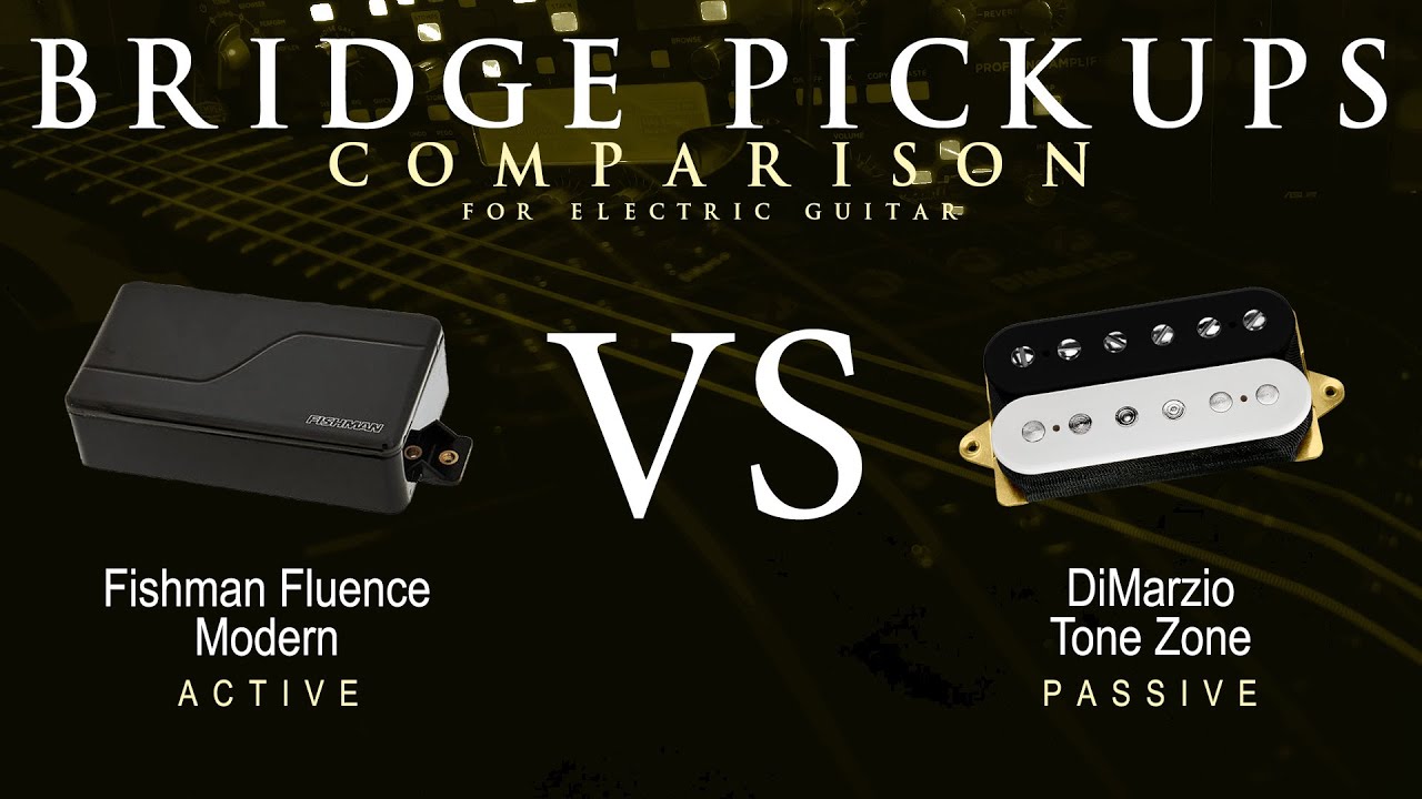 Fishman FLUENCE MODERN vs DiMarzio TONE ZONE - Bridge Pickup Guitar Tone Comparison Demo