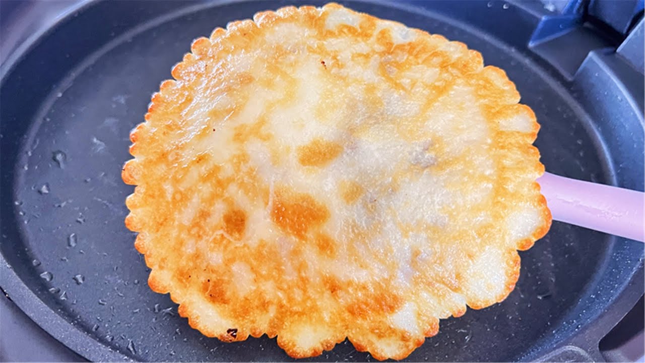 糯米粉最简单的做法，小孩子也能做，热吃软糯，凉吃筋道，特好吃