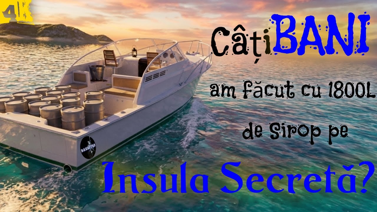 Câți BANI am făcut cu 1800L de Sirop pe Insula Secretă?