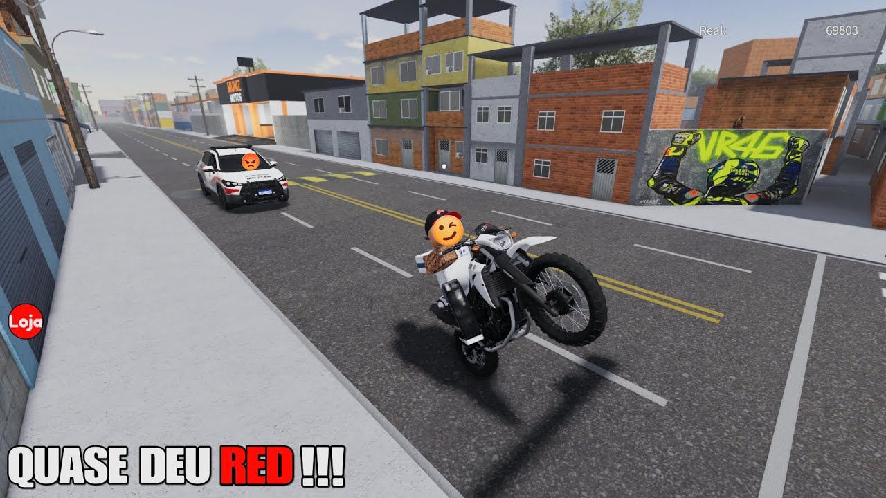 QUASE DEU RED DE MEIOTA NO ROBLOX RP🏍️-GRAU SP-