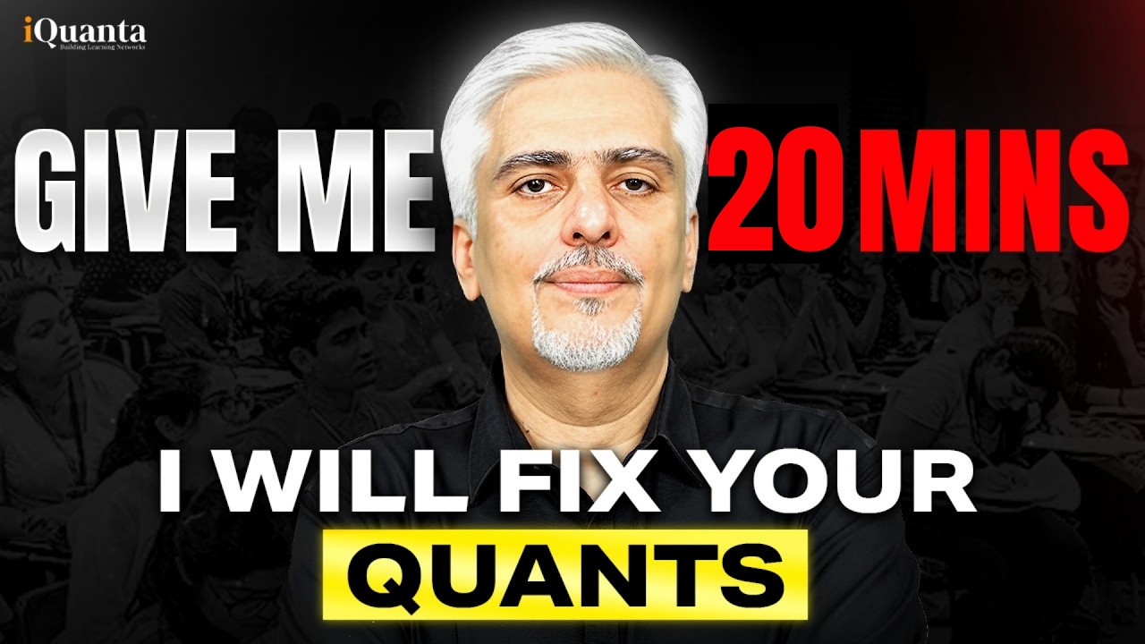 Best CAT Quant Strategy 2026  → Master the Quant Section Smartly | Amit Sir | iQuanta