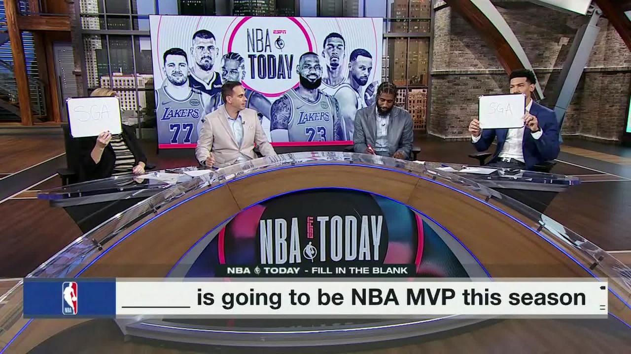 FILL IN THE BLANK 📝 Who will be NBA MVP this season? 🏆 | NBA Today