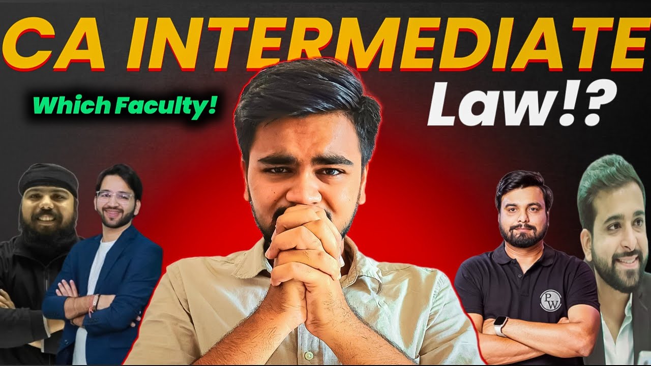 Be Aware Before Purchase! Ca-Inter Law Which Faculty Is Best!? #caintermediate #icai