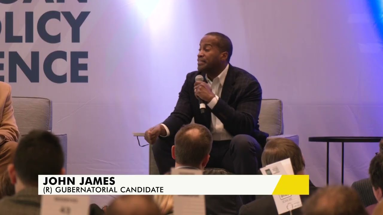 Gubernatorial Candidate John James Q&A at Northern Michigan Policy Conference