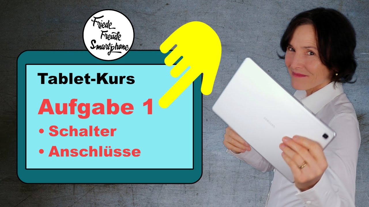 Neuer Tablet Kurs - Teil 01. Schalter, Anschlüsse - Micro-SD oder Sim-Karte. Einfach erklärt.