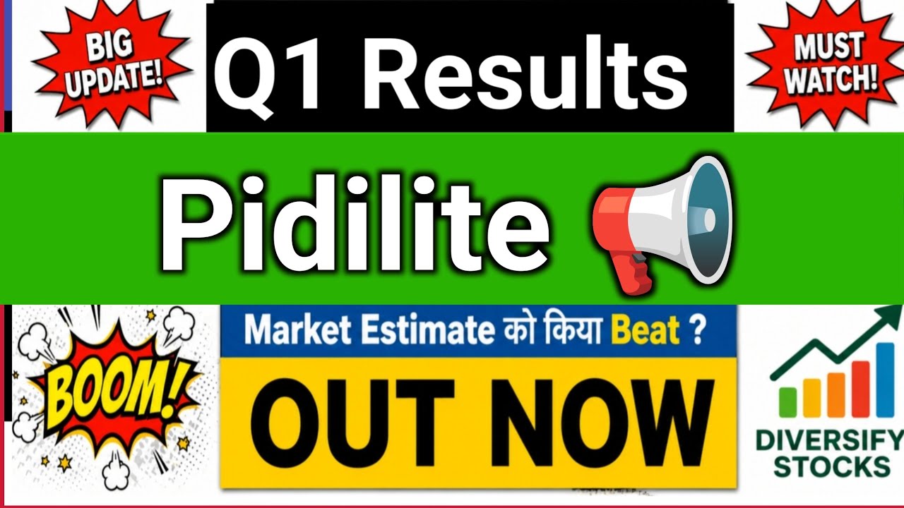 Pidilite Q1 Results 2027 | Pidilite share latest news | Pidilite Results Today | Pidilite share